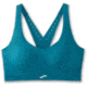 Brooks Dare Strappy Run Bra 2.0 - Womens, Lagoon, 30, 350088453.030AB