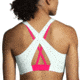 Brooks Dare Strappy Run Bra 2.0 - Womens, Mint Mix/Hyper Pink, 40, 350088368.040AB
