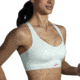 Brooks Dare Strappy Run Bra 2.0 - Womens, Mint Mix/Hyper Pink, 40, 350088368.040AB