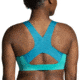 Brooks Dare Zip Run Bra 2.0 - Womens, Nile Green/Lagoon/Light Mint, 34DE, 350083369.034DE