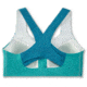 Brooks Dare Zip Run Bra 2.0 - Womens, Nile Green/Lagoon/Light Mint, 34DE, 350083369.034DE