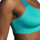 Brooks Dare Zip Run Bra 2.0 - Womens, Nile Green/Lagoon/Light Mint, 34DE, 350083369.034DE