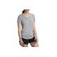 Brooks Distance Short Sleeve Shirt - Womens, Heather Ash, L, 221344080.035