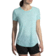 Brooks Distance Short Sleeve - Womens, Heather Ice, Small, 221344445.025