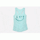 Brooks Distance Women's Tank, Pool/Ocean Smile Run Happy, 2XL 221260-Pool/Ocean Smile Run Happy-XXL