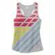 Brooks Distance Women's Tank, Heather Sterling/Multi Track, Extra Large, 221260-HSTRL-MLTR-XL