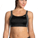 Brooks Moving Comfort Fiona Bra - Women's, Black/Asphalt, 34-D, 350064019.0341D