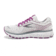 Brooks Ghost 12 Road Running Shoe - Womens, White/Grey/Hollyhock, Medium, 5.0, 1203051B186.050