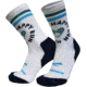 Brooks Ghost Crew Sock, White/Bluefish/Peacoat, L, 280495168.035