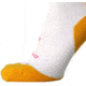 Brooks Ghost Crew Sock, White/Run Happy, L, 280495183.035