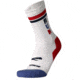 Brooks Ghost Crew Sock, White/Run USA, S, 280495107.025