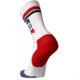 Brooks Ghost Crew Sock, White/Run USA, S, 280495107.025