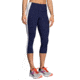 Brooks Greenlight Running Capri - Womens, Navy/White, Extra Large, 221349447.040