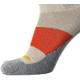 Brooks High Point Quarter Sock, Oatmeal/Red Clay, M, 280500214.030