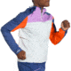 Brooks High Point Waterproof Jacket - Womens, Lt Slate/Bright Orange/Aegean, Medium, 221608477.030