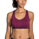 Brooks JustRight Racer Bra - Women's, Plum/Iris, Small, 300574516.025