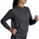 Brooks Luxe Hoodie - Womens, Htr Black, Large, 221665090.035