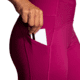 Brooks Momentum Thermal Tight - Womens, Dk Mauve, Medium, 221501668.030