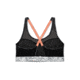 Brooks Moving Comfort FastForward Crossback Bra - Womens, Black Marble/Rose Gold, S, 300633089.025