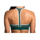 Brooks Moving Comfort FastForward Zip Bra - Womens, Forest/Mint, L, 300637325.035