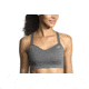 Brooks Moving Comfort UpRise Crossback Bra - Womens, Heather Asphalt, M, 300614020.03