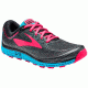 Brooks PureGrit 6 Trail Running Shoe - Women's-Black/Ebony/Diva Pink-Medium-7.5