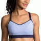 Brooks UpLift Crossback Sports Bra, Seaglass/Navy, Small, 300616440.025