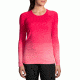 Brooks Women's Streaker Long Sleeve Running Shirt, Dahlia/Salmon, Small, 221142679.025