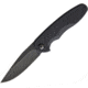 Brous Blades Specter Framelock Acid SW Folding Knife, 3in Acid Washed Finish D2 Tool Steel Drop Point, Black G10 Front Handle With Acid Washed Finish SS Back Handle, SPECTER ACID STONEWASH