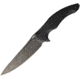 Brous Blades T5 Fixed Blade Acid Stonewash Fixed Blade Knife, 5.25in, D2 Tool Steel, Standard Edge, Acid Stonewash, Black, G10 Handle BRB156
