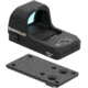 BROWE 1x23mm 3 MOA Red Dot Micro Reflex w/DOCTER Footprint, GLOCK Dovetail Adapter, Black, One Size, BMR-3MOA-GL