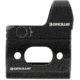 BROWE 1x23mm 3 MOA Red Dot Micro Reflex w/RMR Footprint &amp; Bottom Loading Battery, 1/3 Co-Witness Mount, Black, One Size, BMR-3MOA-R-1/3CW