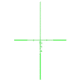 BROWE 4x32 Combat Optic Rifle Scope, 7.62x51mm Crosshair, Full Line, Green, Black, One Size, BCO-006-FLG