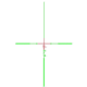 BROWE 4x32 Combat Optic Rifle Scope, 7.62x51mm Crosshair, Full Line, Green with Red Center, Black, One Size, BCO-006-FLGRC