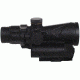 BROWE 4x32 Combat Optic Rifle Scope, 5.56mm Crosshair, Red, Black, BCO-003