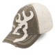 Browning 2 Tone Buckmark Cap,Charcoal/Khaki 308014881