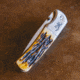 Browning Buckmark Hunter Bone Folding Knife, 3in, 8Cr13MoV Drop Point Blade, Jigged Ox Bone Handle, Boxed, 3220500B
