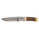 Browning Buckmark Hunter Bone Folding Knife, 3in, 8Cr13MoV Drop Point Blade, Jigged Ox Bone Handle, Boxed, 3220500B