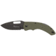 Browning Large Hidden Hollow Folding Knife, 3in, D2 Steel Drop Point Blade, Green G10 Handle, Boxed, 3220506B