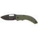 Browning Large Hidden Hollow Folding Knife, 3in, D2 Steel Drop Point Blade, Green G10 Handle, Boxed, 3220506B