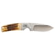 Browning Buckmark Hunter Fixed Blade Knife, 3in, 8Cr13MoV Drop Point Blade, Brown Jigged Ox Bone Handle, Boxed, 3220509B