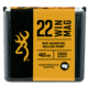 Browning BPR .22 Winchester Magnum Rimfire 40 Grain Jacketed Hollow Point Rimfire Rifle Ammo, 50 Rounds, B195122050