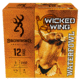 Browning Ammo Wicked Wing 12Gauge 3 in 1 1/4Oz 2Shot Shotgun Ammo, 25 Per Box/10 Case, B193421232