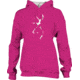Browning Bg Women's Hoodie Fuscia/camo Medium W/buck Mark Logo