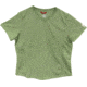 Browning Bg Women's Ss V-neck Perfrmnce T-shirt Large Leaf Green