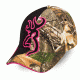 Browning Big Buckmark and Camo Cap,Real-Tree Xtra/Fuchsia 308204771