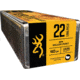 Browning BPR .22 Long Rifle 40 grain Plated Hollow Point Brass Cased Rimfire Ammo, 100 Rounds, B194122100