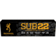 Browning BROWNING SUB-22 22 LR 45 Grain Blackened Lead Round Nose Brass Rifle Ammo, 100 Rounds, B194122102