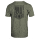 Browning WT Flag Short Sleeve T-Shirt - Men's, Military Green, Extra Large, 5010056404