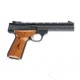Browning Buck Mark 5.5 Field Pistol, .22 Long Rifle, 5.5 in barrel, matte blue aluminum frame, contoured walnut grip, blowback operated semi-auto, fixed blade front, adj. target rear, 10 round magazine, Buck Mark 5.5 Field-1-FRRMPG